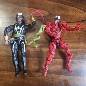 Amazing Yamaguchi Carnage action figure & Marvel Brother Voodoo. 7". Lot of 2